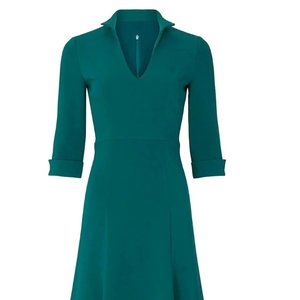 Black Halo Kensington Dress in Green 6R-freshly dry cleaned!